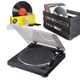 Denon DP-29F Turntable Bundle With Spin-Clean MKII And Ultralink Crate