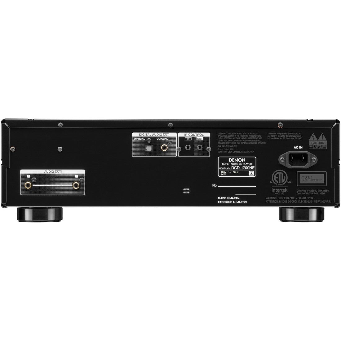 DCD-1700NE, Black, dynamic