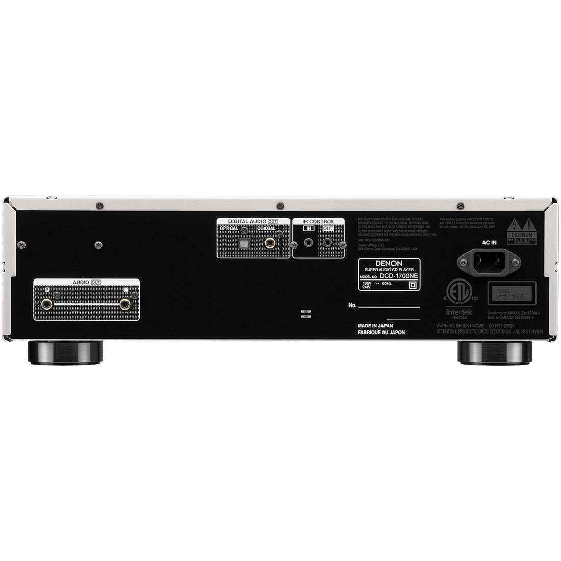 Denon DCD-1700NE CD/SACD player with Advanced AL32 Processing Plus