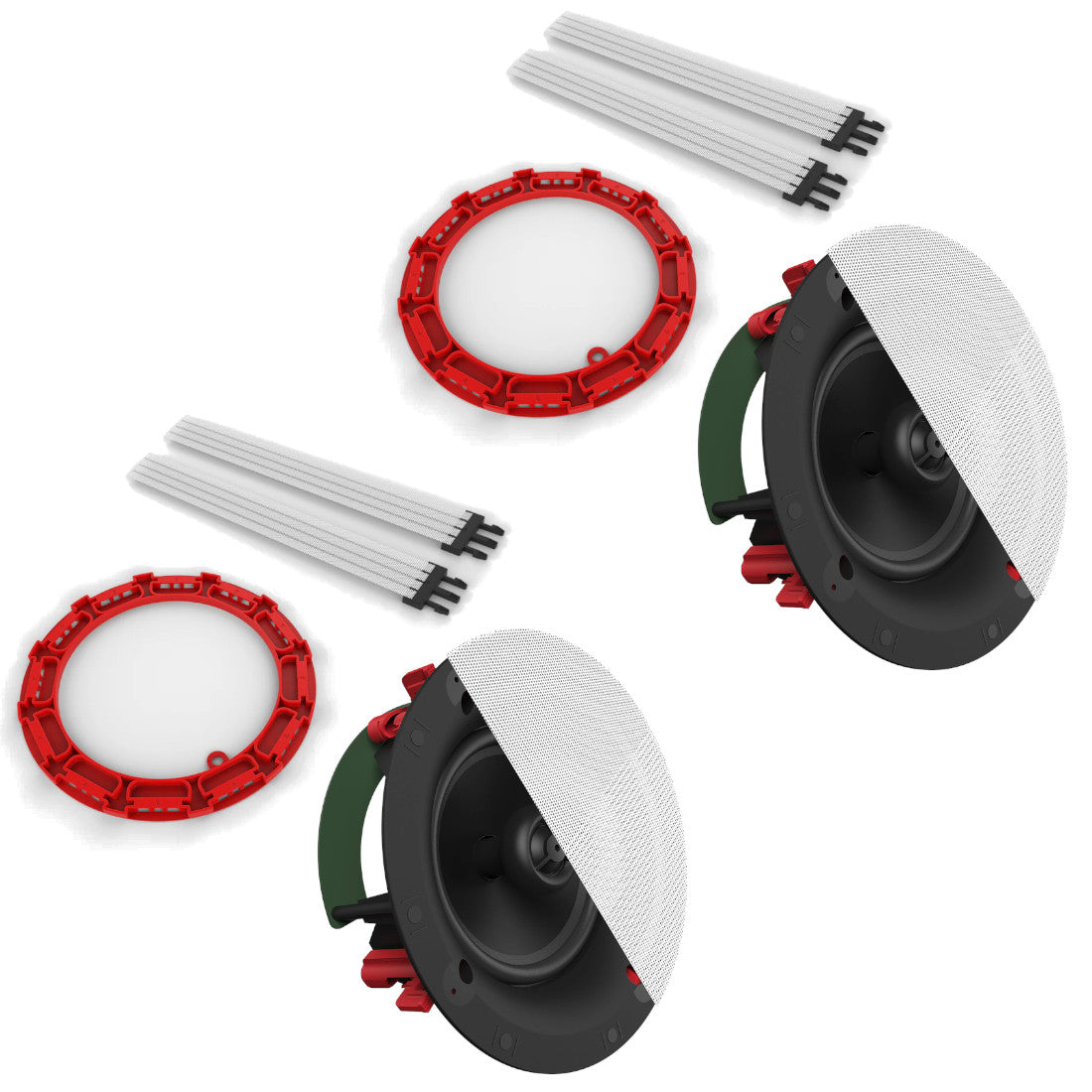 Klipsch Designer Series DS-160C In-Ceiling Speakers with FREE Installation Kit - Bundle