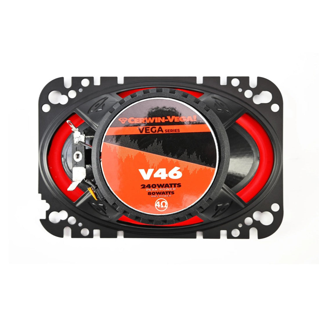 Vega 4"x6" 2-Way Coaxial Full Range Speakers (4Ω) - V46