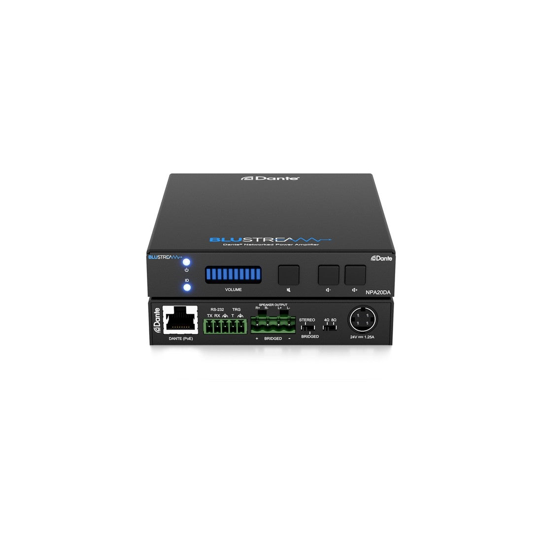 Blustream NPA20DA Networked Power Amplifier with Dante
