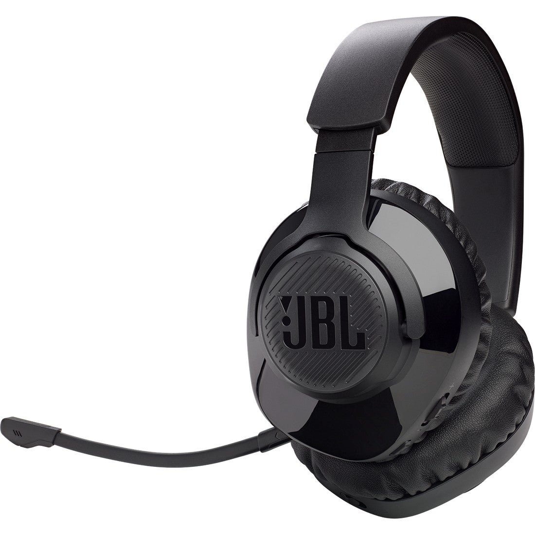 JBL Quantum 350 Wireless - Black - Wireless PC gaming headset with detachable boom mic - Hero