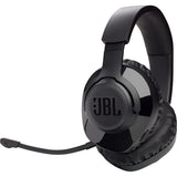 JBL Quantum 350 Wireless - Black - Wireless PC gaming headset with detachable boom mic - Hero