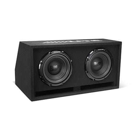 Alpine W-DB10V Bass Series Wedg-E Dual 10" Vented Subwoofer Enclosure