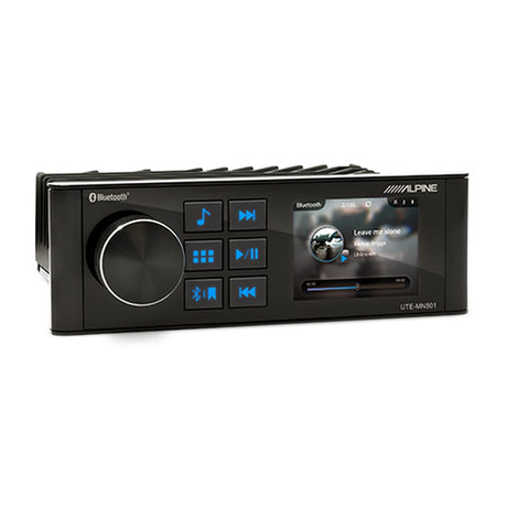 Alpine UTE-MN801 Waterproof Marine Bluetooth Receiver with NMEA 2000