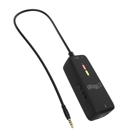 IK Multimedia iRig Pre 2 Mobile Microphone Interface with 48V Phantom Power