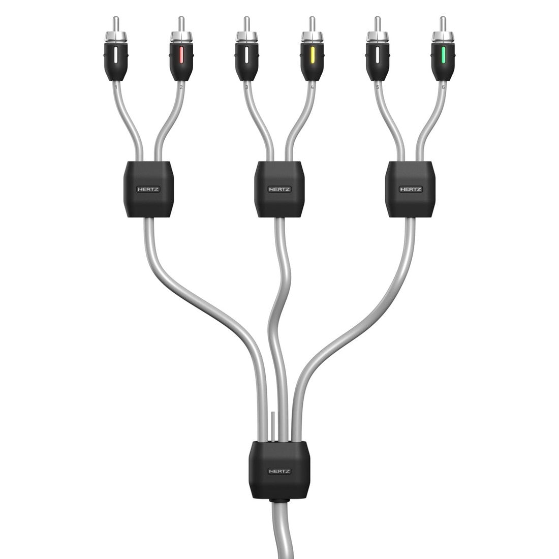 Hertz HMLC6 3 6-Channel Marine RCA Cable - 1 Meter (HMLC63)