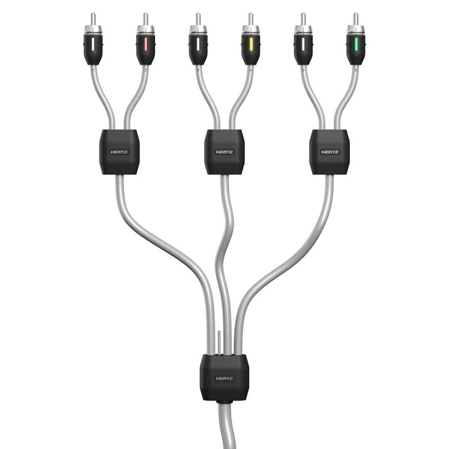 Hertz HMLC6 3 6-Channel Marine RCA Cable - 1 Meter (HMLC63)