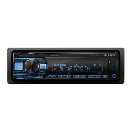 Alpine UTE-83BT Single-DIN Digital Media Receiver with Bluetooth