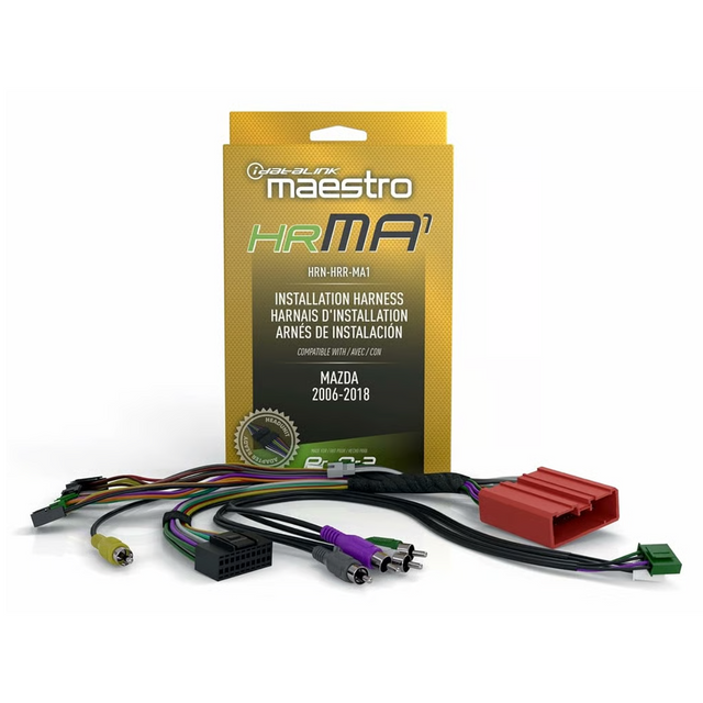 iDatalink Maestro HRN-HRR-MA1 T-Harness for Select Mazda Vehicles with Steering Wheel Control Retention