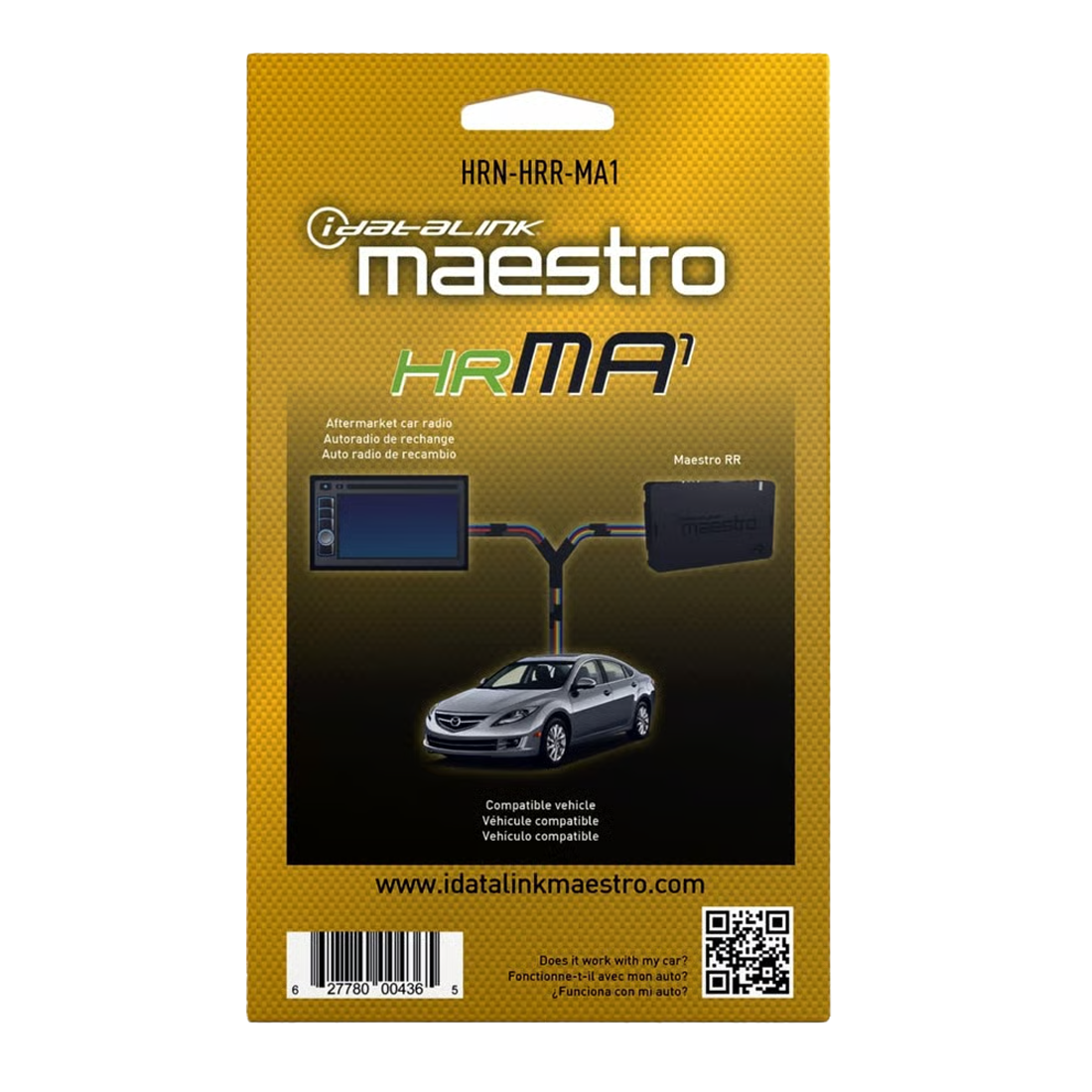 iDatalink Maestro HRN-HRR-MA1 T-Harness for Select Mazda Vehicles with Steering Wheel Control Retention