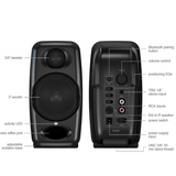 IK Multimedia iLoud Micro Monitor Portable Studio Monitor Pair  11-34162