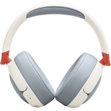 JBL Junior 470NC - White - Wireless over-ear noise cancelling kids headphones - Front