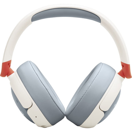 JBL Junior 470NC - White - Wireless over-ear noise cancelling kids headphones - Front