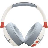 JBL Junior 470NC - White - Wireless over-ear noise cancelling kids headphones - Back