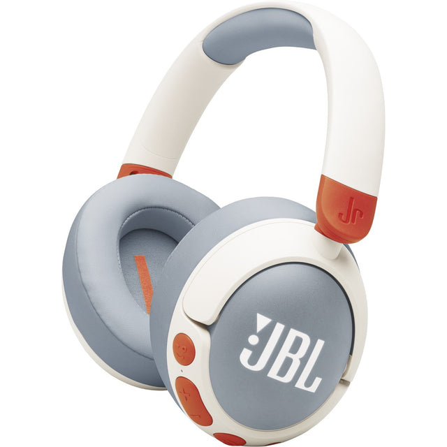 JBL Junior 470NC - White - Wireless over-ear noise cancelling kids headphones - Hero