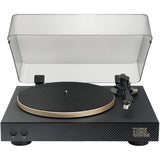 JBL Spinner BT turntable with a clear dust cover