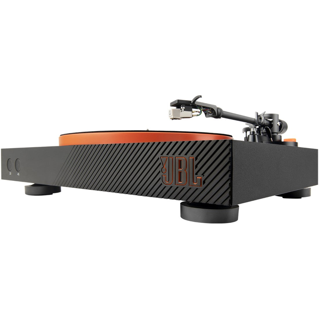 JBL Spinner BT turntable with orange platter