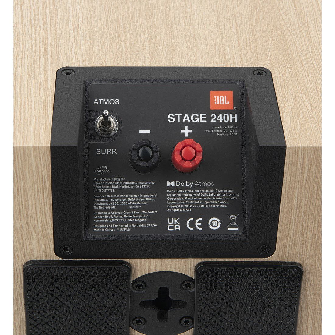 Stage 240H - Latte - 2-Way 4.5-inch (114mm) Dolby Atmos® Surround Sound Loudspeaker - Pair - Detailshot 8