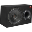 JBL BassPro 12 - Black - 12" (300mm) Car Audio Powered Subwoofer System with Slipstream Port Technology - Hero