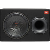 JBL BassPro 12 - Black - 12" (300mm) Car Audio Powered Subwoofer System with Slipstream Port Technology - Front