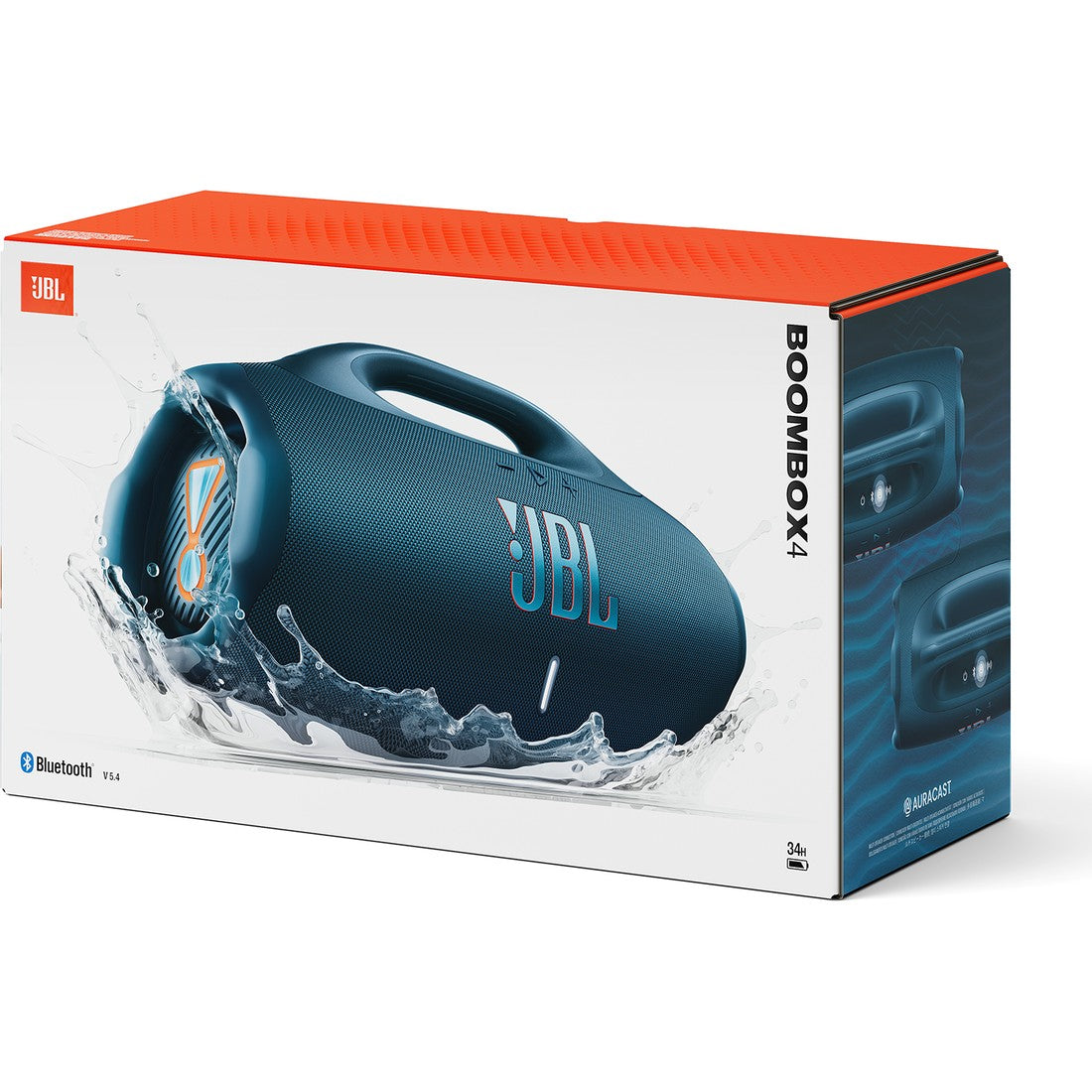 JBL Boombox 4 - Blue - Most powerful JBL portable waterproof speaker with massive JBL Pro Sound - Detailshot 3