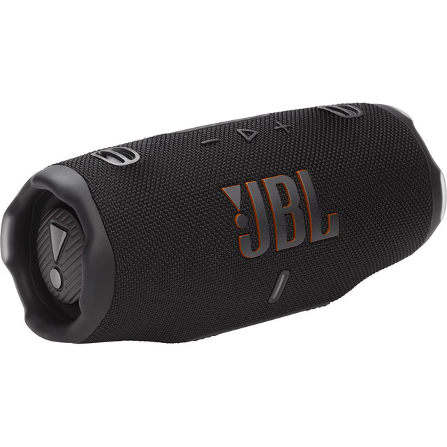 JBL Charge 6 - Black - Portable waterproof and drop-proof Bluetooth speaker - Hero