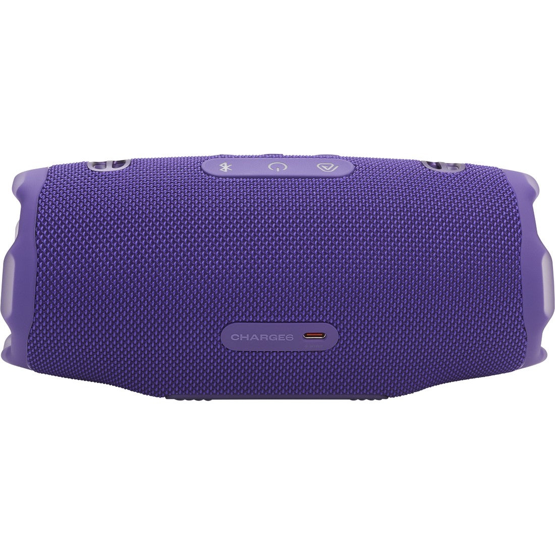 JBL Charge 6 - Purple - Portable waterproof and drop-proof Bluetooth speaker - Back