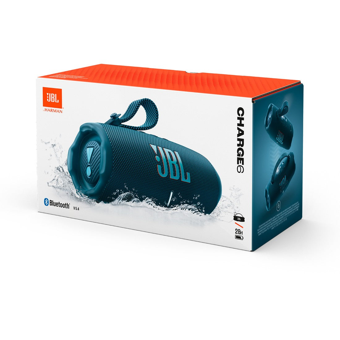 JBL Charge 6 - Blue - Portable waterproof and drop-proof Bluetooth speaker - Detailshot 4