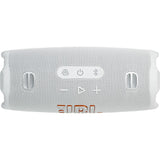 JBL Charge 6 - White - Portable waterproof and drop-proof Bluetooth speaker - Top
