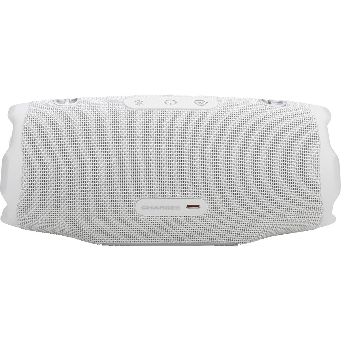 JBL Charge 6 - White - Portable waterproof and drop-proof Bluetooth speaker - Back