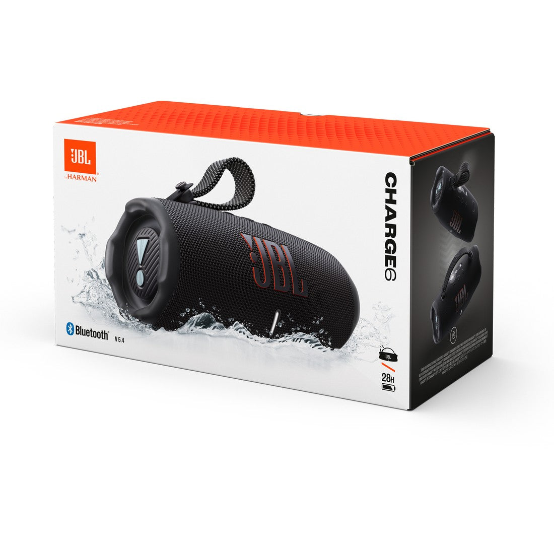 JBL Charge 6 - Black - Portable waterproof and drop-proof Bluetooth speaker - Detailshot 4
