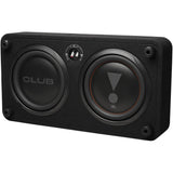 CLUB 1000SSL - Black - Sealed down-firing enclosure with one shallow-mount 10" (250mm) Club subwoofer and passive radiator. - Left image number null