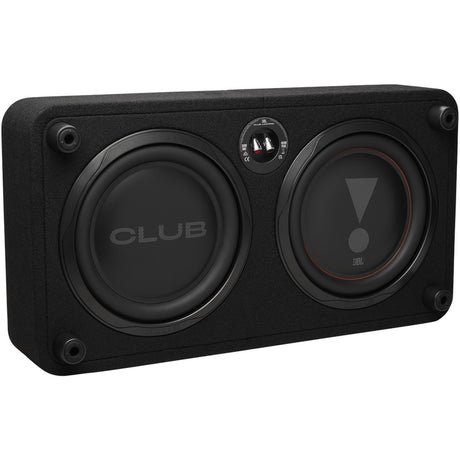 CLUB 1000SSL - Black - Sealed down-firing enclosure with one shallow-mount 10" (250mm) Club subwoofer and passive radiator. - Hero image number null