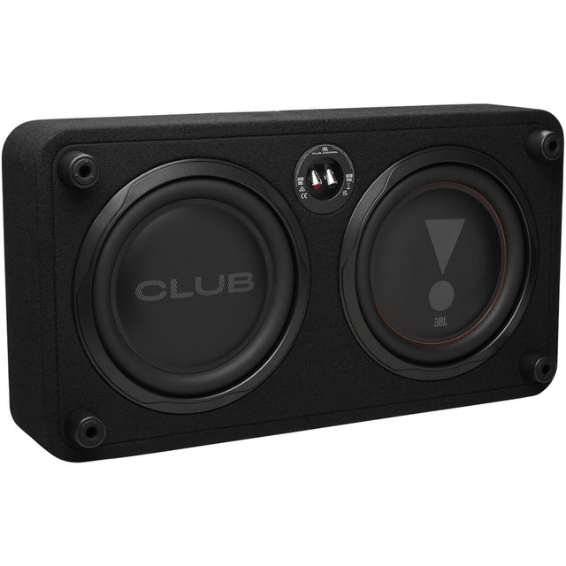 CLUB 1000SSL - Black - Sealed down-firing enclosure with one shallow-mount 10" (250mm) Club subwoofer and passive radiator. - Hero image number null