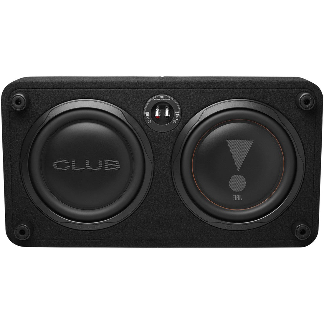CLUB 1000SSL - Black - Sealed down-firing enclosure with one shallow-mount 10" (250mm) Club subwoofer and passive radiator. - Front image number null