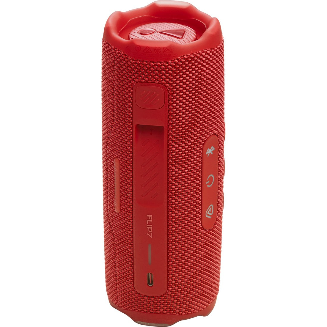 JBL Flip 7 - Red - Portable waterproof and drop-proof  speaker - Back