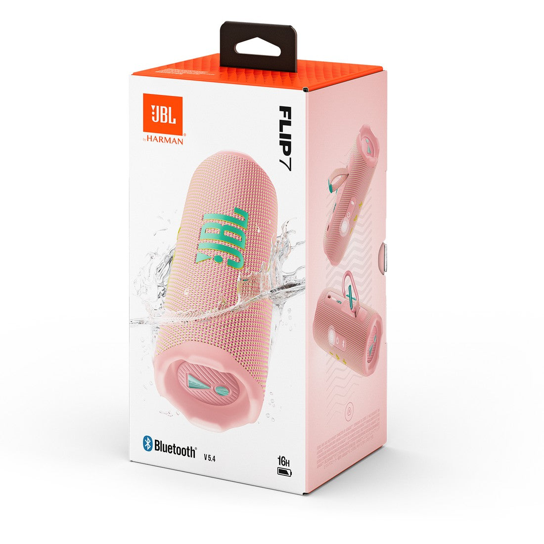 JBL Flip 7 - Pink - Portable waterproof and drop-proof  speaker - Detailshot 9