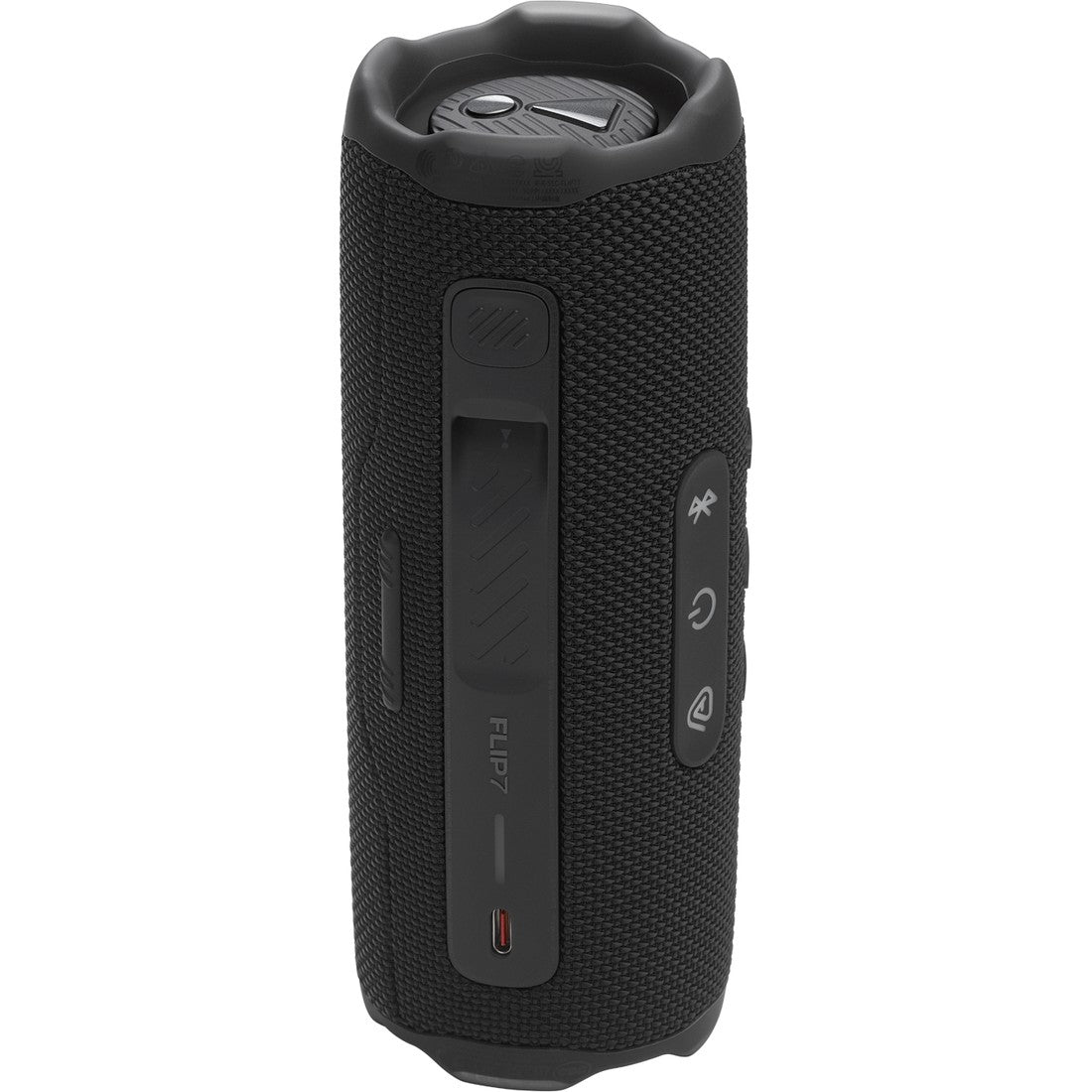 JBL Flip 7 - Black - Portable waterproof and drop-proof  speaker - Back
