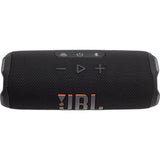 JBL Flip 7 - Black - Portable waterproof and drop-proof  speaker - Top
