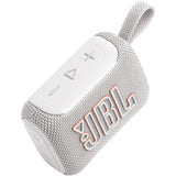 JBL Go 5 - White - Ultra-portable waterproof and drop-proof speaker with JBL legendary sound and ambient edge lighting - Detailshot 2