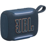JBL Go 5 - Blue - Ultra-portable waterproof and drop-proof speaker with JBL legendary sound and ambient edge lighting - Hero