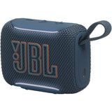 JBL Go 5 - Blue - Ultra-portable waterproof and drop-proof speaker with JBL legendary sound and ambient edge lighting - Detailshot 1