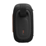JBL Go 5 - Black - Ultra-portable waterproof and drop-proof speaker with JBL legendary sound and ambient edge lighting - Left
