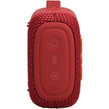 JBL Go 5 - Red - Ultra-portable waterproof and drop-proof speaker with JBL legendary sound and ambient edge lighting - Right