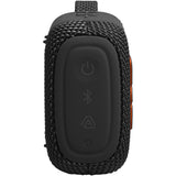 JBL Go 5 - Black - Ultra-portable waterproof and drop-proof speaker with JBL legendary sound and ambient edge lighting - Right