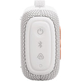 JBL Go 5 - White - Ultra-portable waterproof and drop-proof speaker with JBL legendary sound and ambient edge lighting - Right