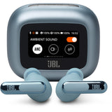 JBL Live Beam 3 - Blue - True wireless noise-cancelling closed-stick earbuds - Hero