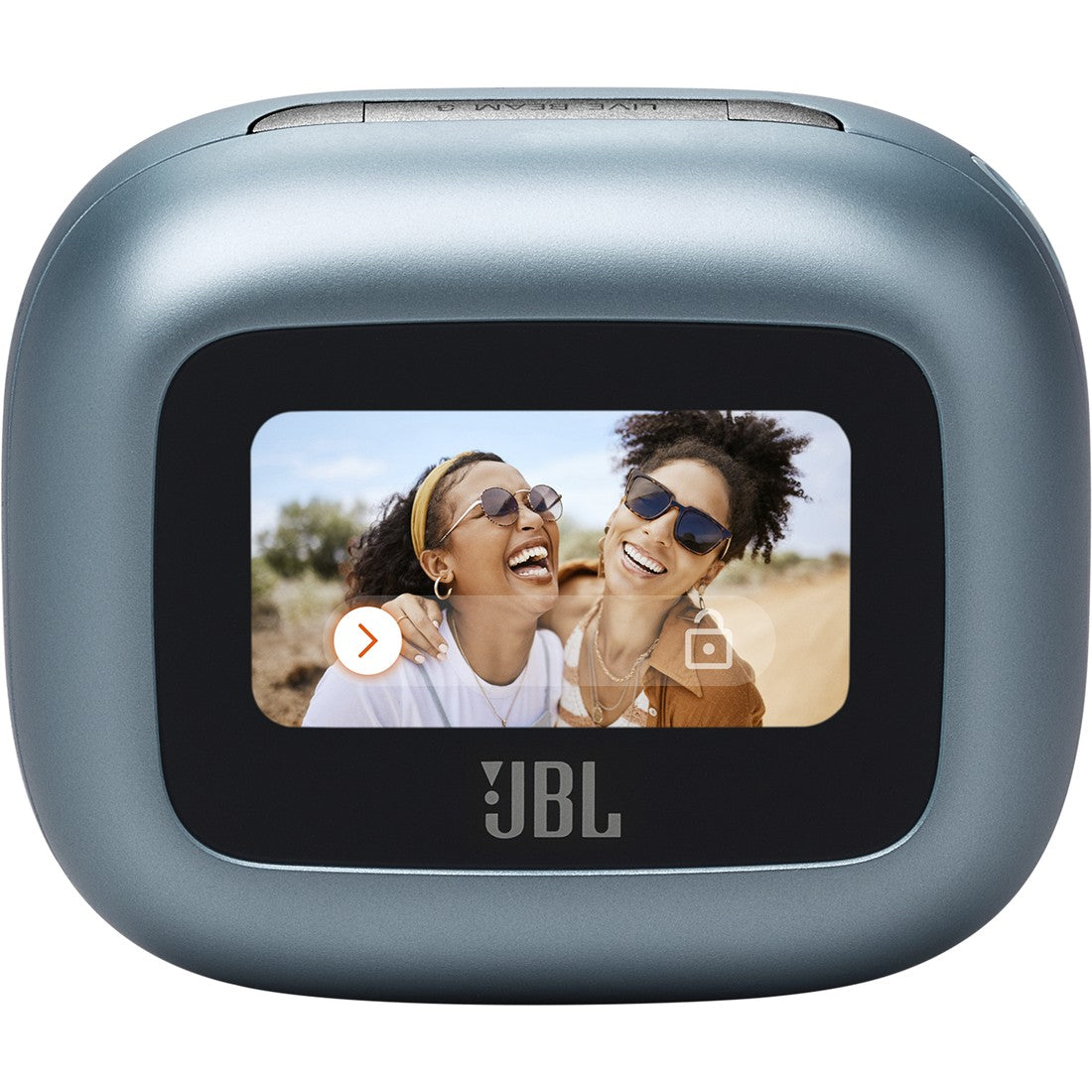 JBL Live Beam 3 - Blue - True wireless noise-cancelling closed-stick earbuds - Detailshot 2